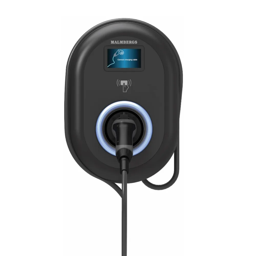 Malmbergs Laddstation EVC04 7,4kW 32A 1-fas med Typ 2-Kabel | Velltra