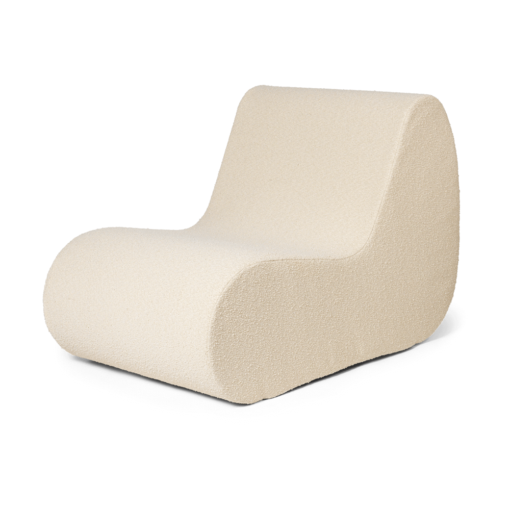 Rouli center module pure bouclé modulsoffa, Off-white
