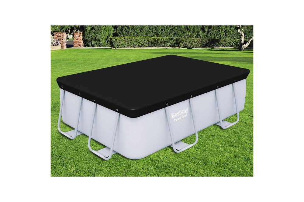 Poolöverdrag Flowclear™ 2,82x1,96 m Svart